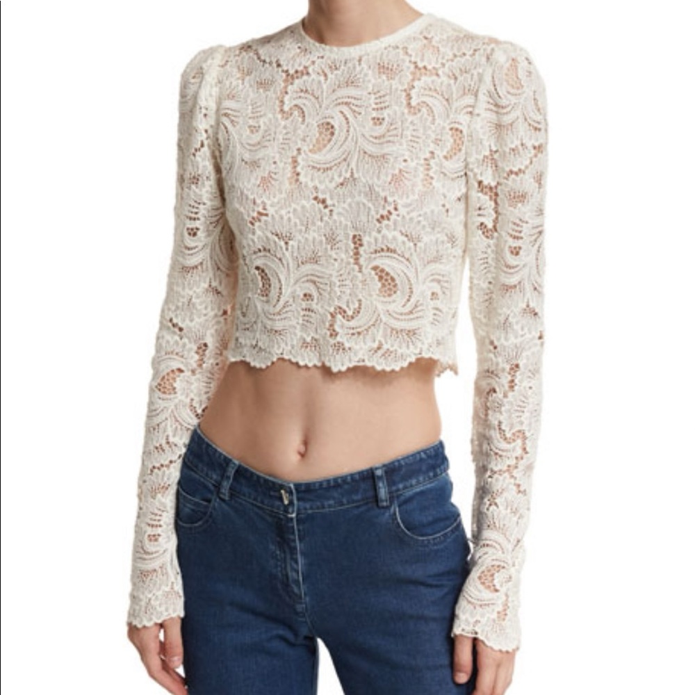 A.L.C. Talia Lace Top Size 6